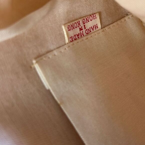 Beautiful cream 1960s Vintage Handmade White Beaded Handbag Purse Kiss-lock - Picture 9 of 16